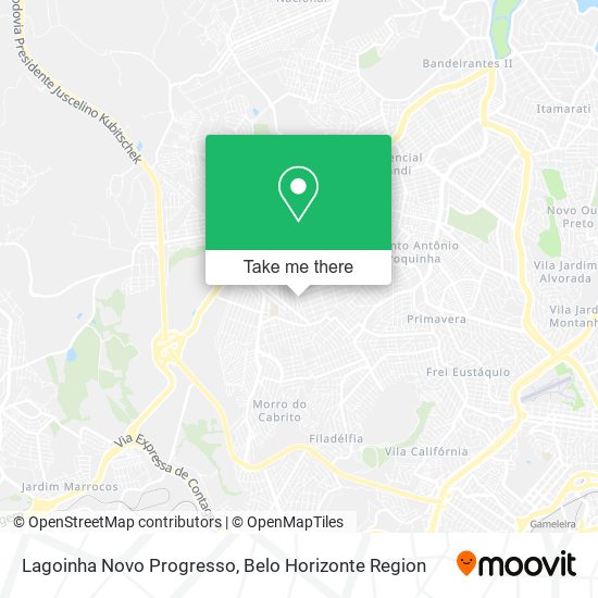 Lagoinha Novo Progresso map