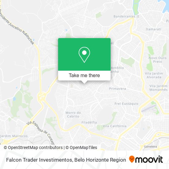Falcon Trader Investimentos map