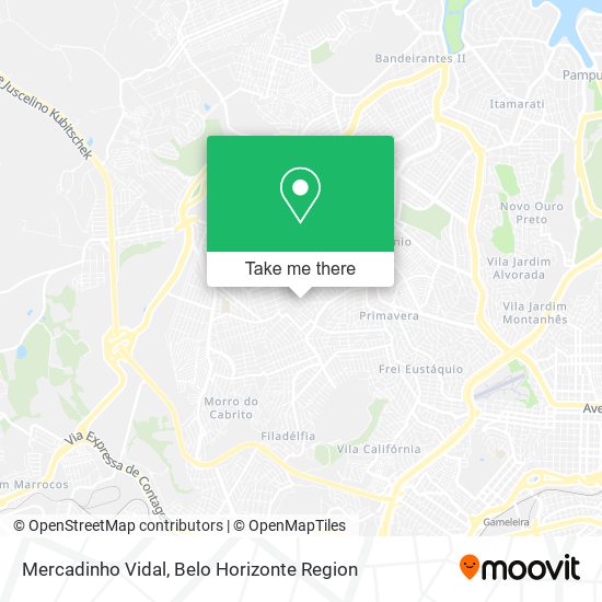 Mercadinho Vidal map