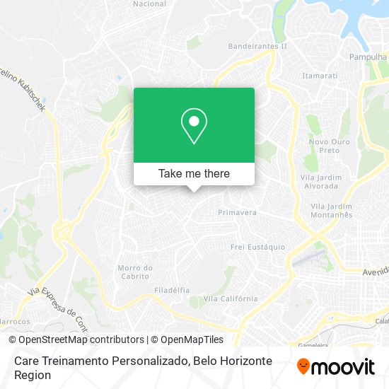 Care Treinamento Personalizado map