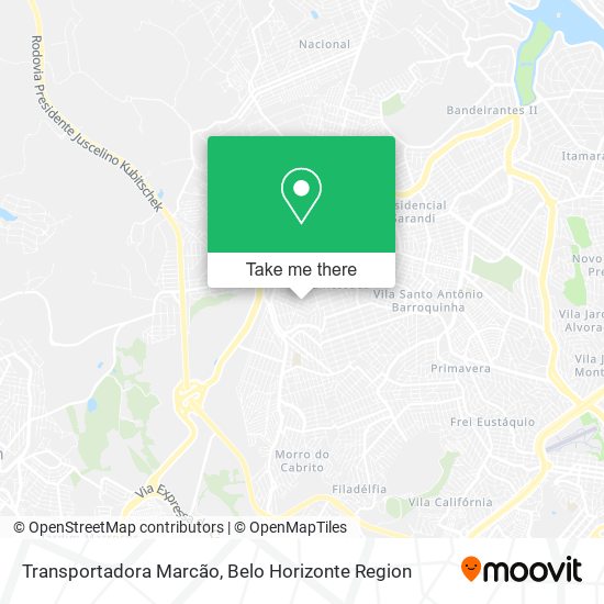 Transportadora Marcão map