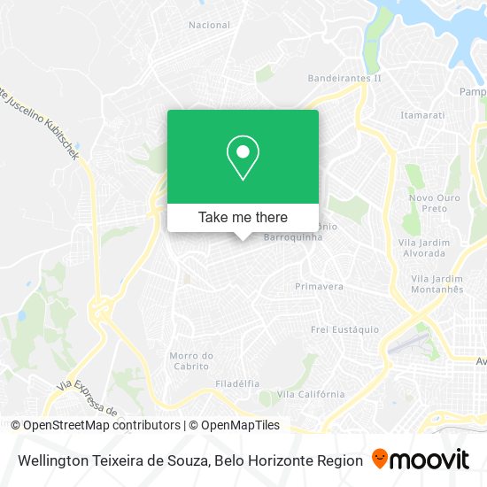 Wellington Teixeira de Souza map