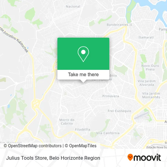 Julius Tools Store map
