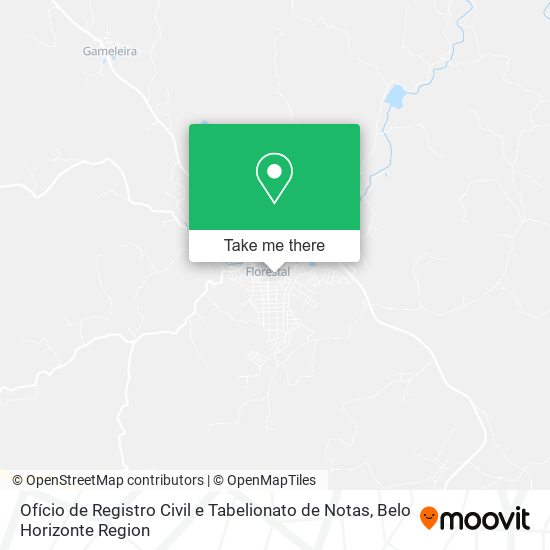 Ofício de Registro Civil e Tabelionato de Notas map