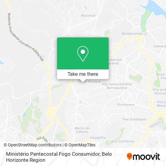 Ministério Pentecostal Fogo Consumidor map
