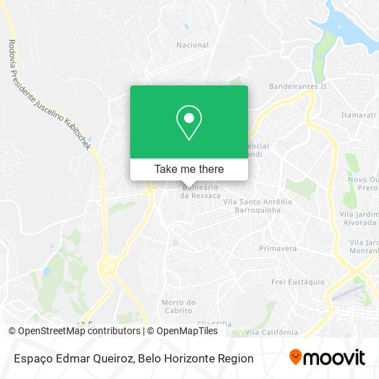 Espaço Edmar Queiroz map