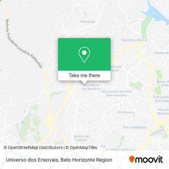 Universo dos Enxovais map