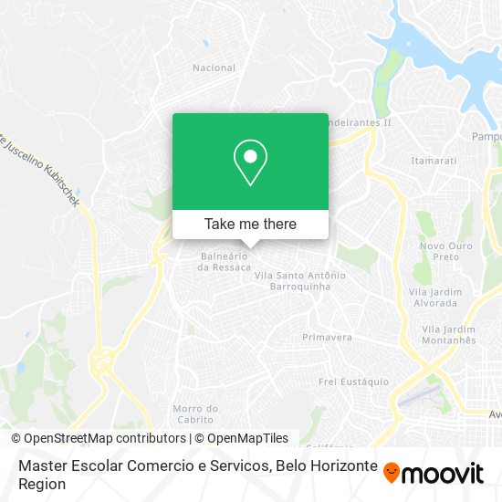Master Escolar Comercio e Servicos map