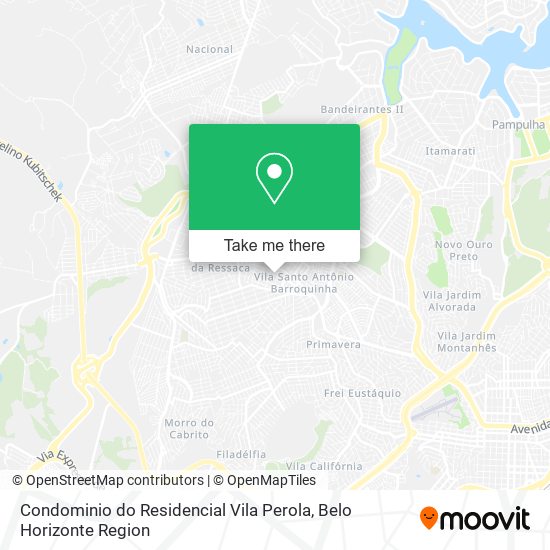 Condominio do Residencial Vila Perola map