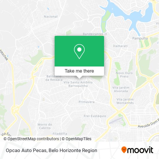 Opcao Auto Pecas map
