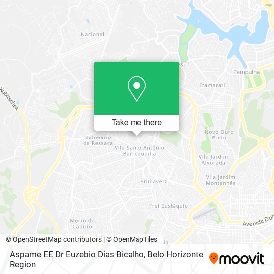 Aspame EE Dr Euzebio Dias Bicalho map