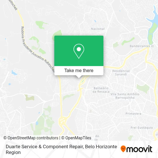 Duarte Service & Component Repair map