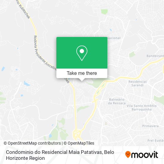 Condominio do Residencial Maia Patativas map