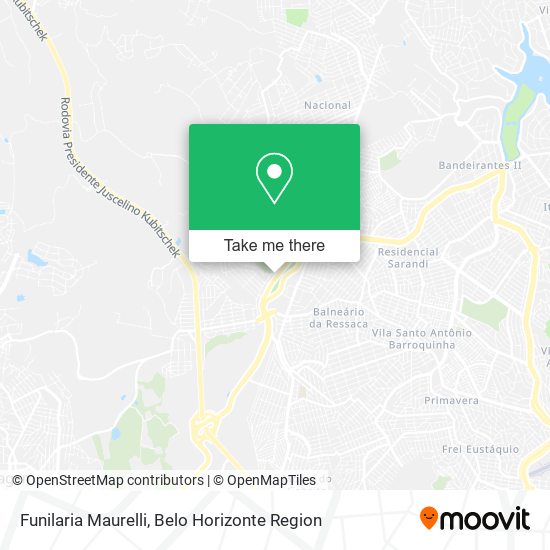 Funilaria Maurelli map