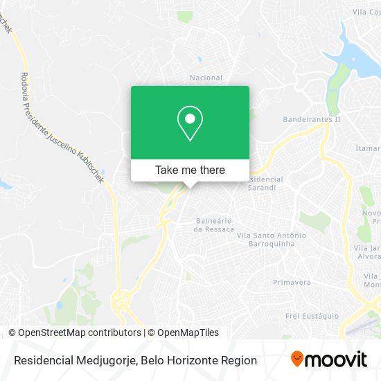 Residencial Medjugorje map