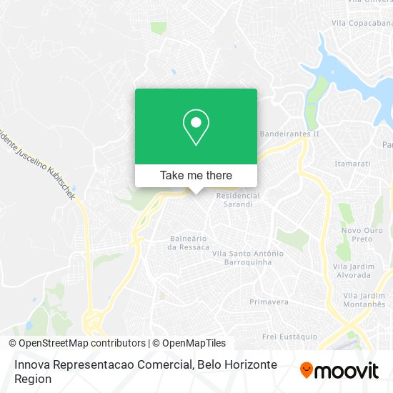 Innova Representacao Comercial map