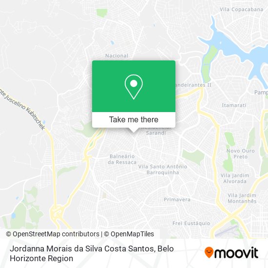 Jordanna Morais da Silva Costa Santos map
