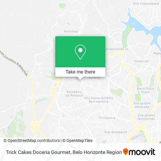 Trick Cakes Doceria Gourmet map