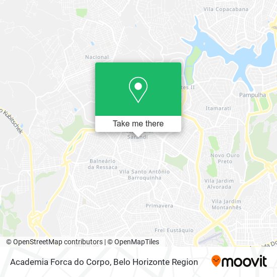 Academia Forca do Corpo map