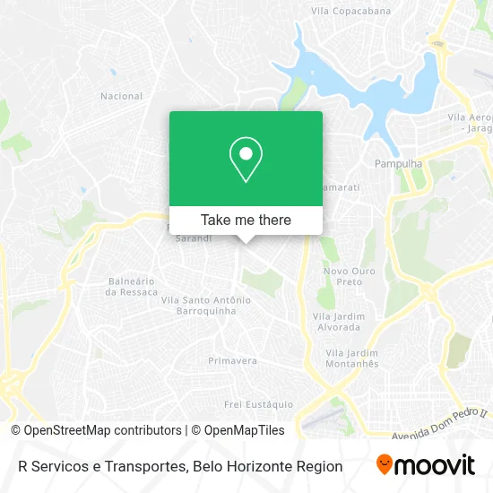 R Servicos e Transportes map