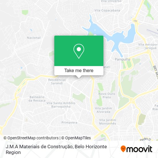 J.M.A Materiais de Construção map