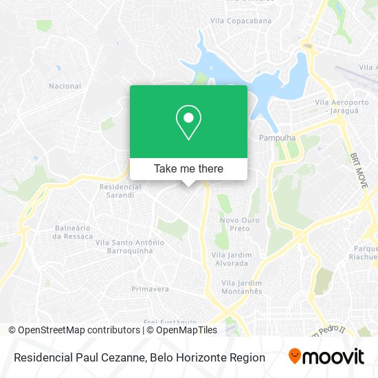 Residencial Paul Cezanne map