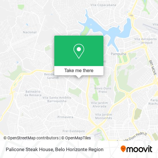 Palicone Steak House map