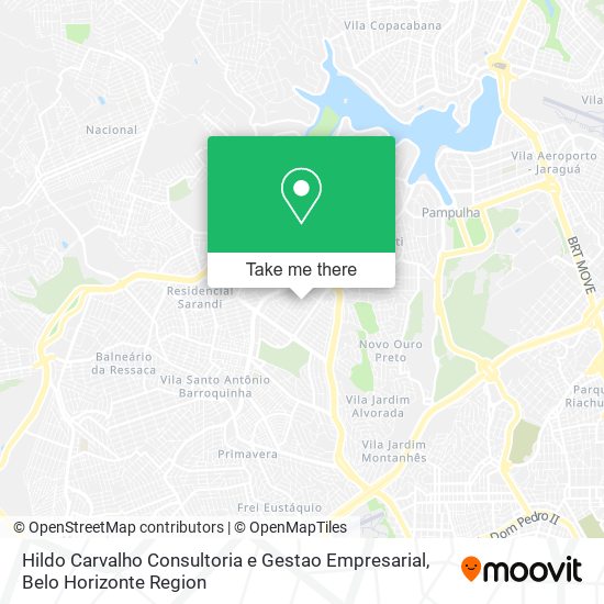 Mapa Hildo Carvalho Consultoria e Gestao Empresarial