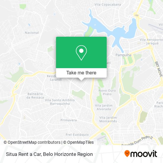 Situa Rent a Car map