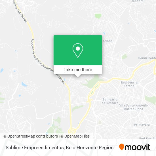 Sublime Empreendimentos map