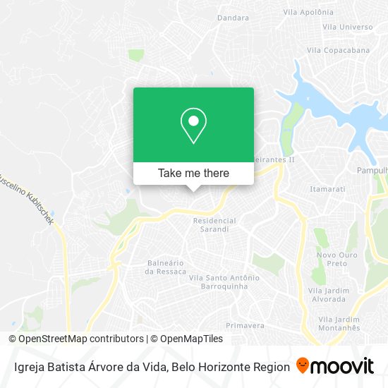 Igreja Batista Árvore da Vida map