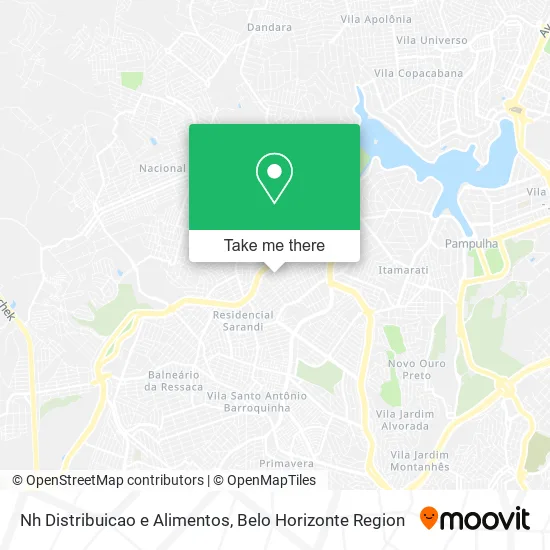 Nh Distribuicao e Alimentos map