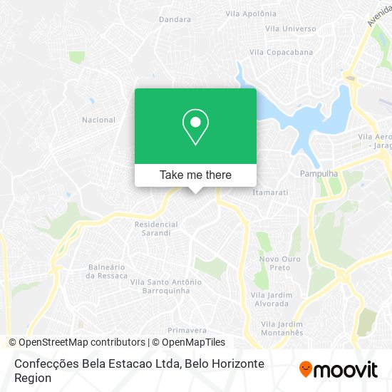 Confecções Bela Estacao Ltda map