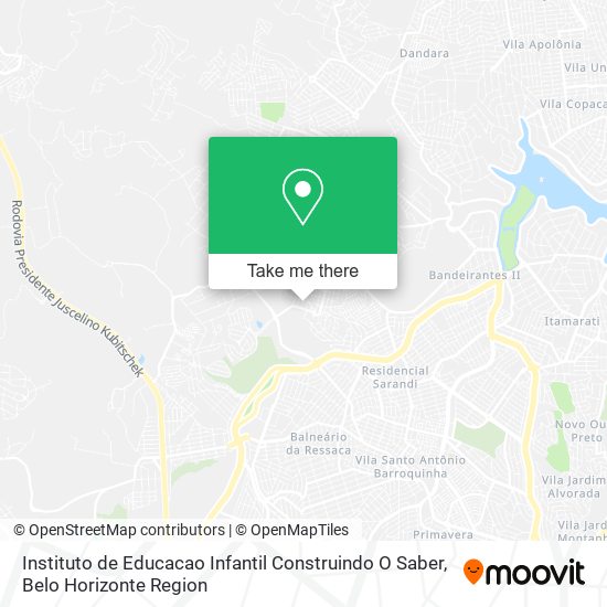 Instituto de Educacao Infantil Construindo O Saber map