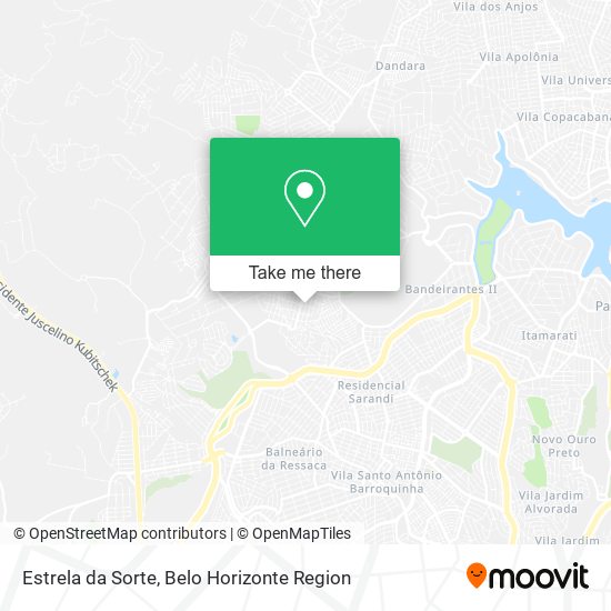 Estrela da Sorte map