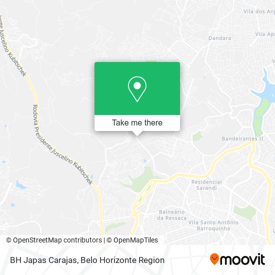 BH Japas Carajas map