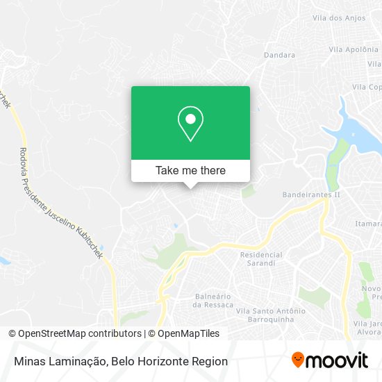 Minas Laminação map