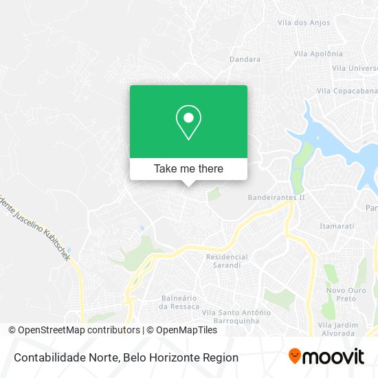 Contabilidade Norte map