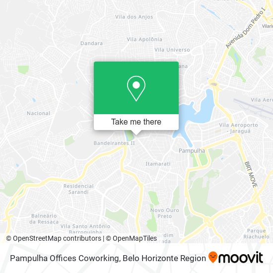 Pampulha Offices Coworking map