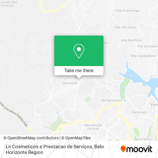 Ln Cosmeticos e Prestacao de Serviços map