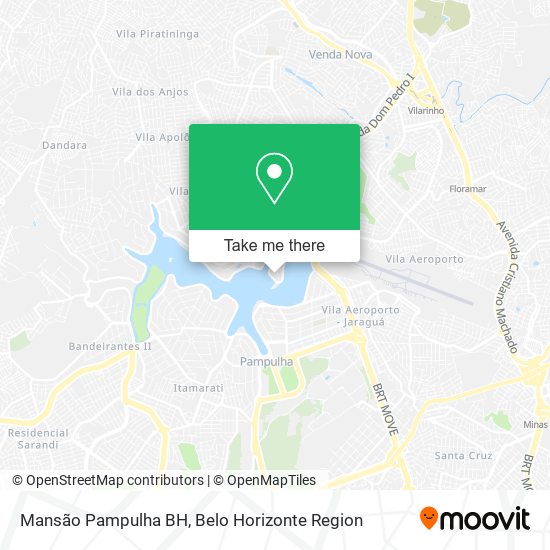 Mansão Pampulha BH map