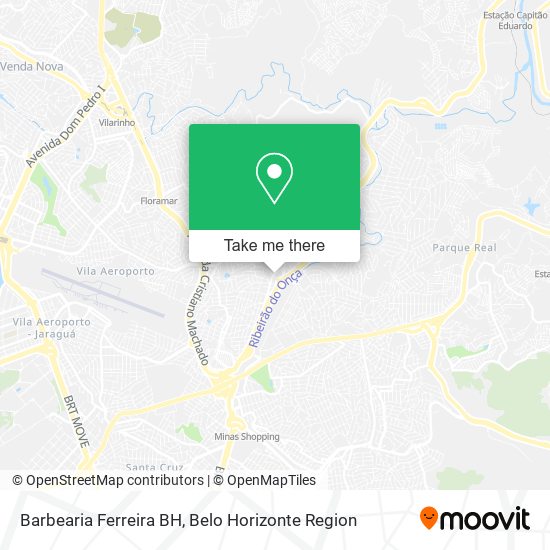 Barbearia Ferreira BH map