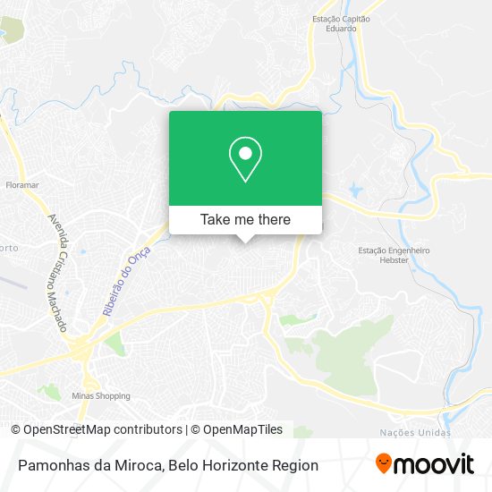 Mapa Pamonhas da Miroca