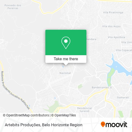 Artebits Produções map