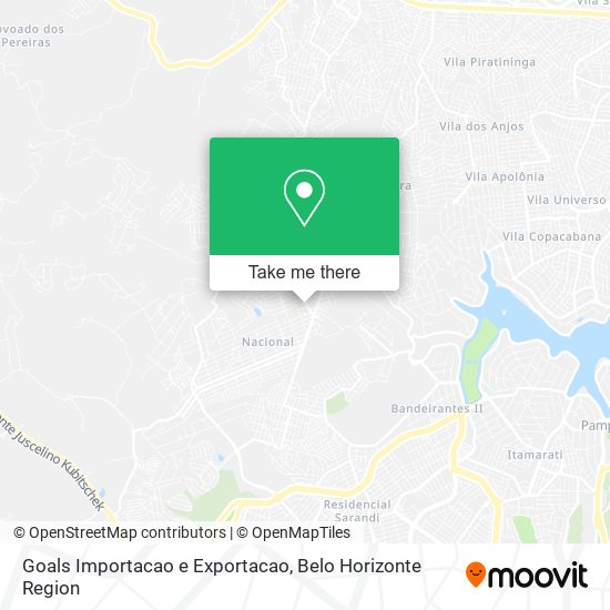 Goals Importacao e Exportacao map