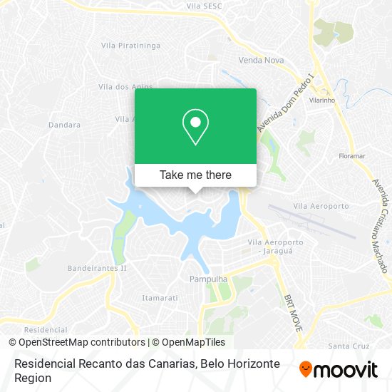 Residencial Recanto das Canarias map