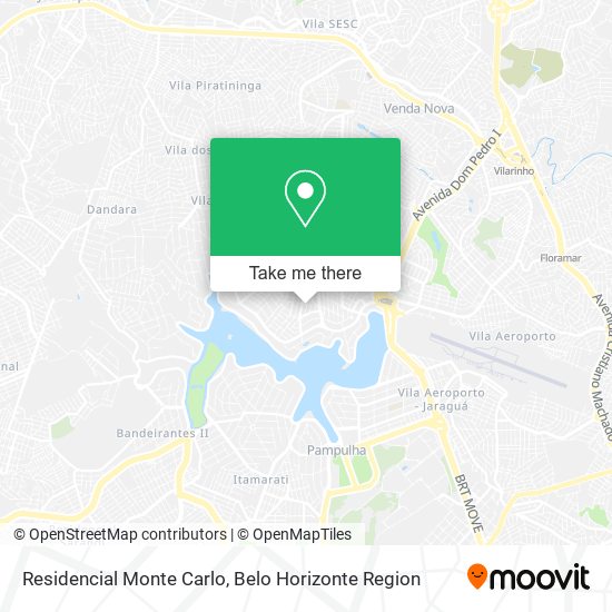 Residencial Monte Carlo map