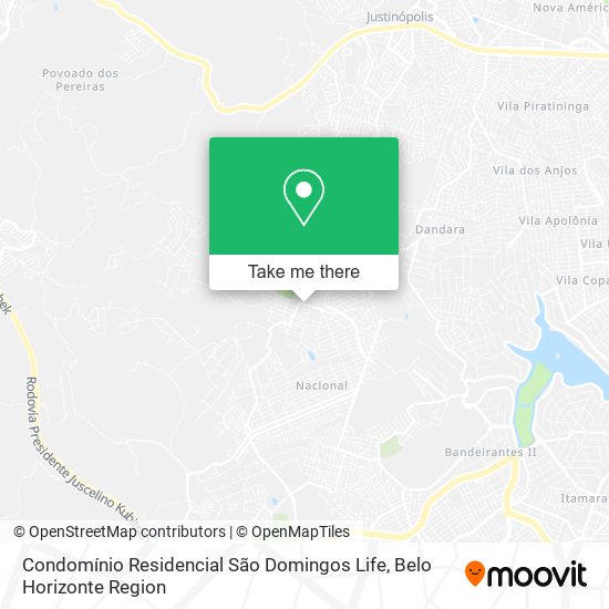 Condomínio Residencial São Domingos Life map