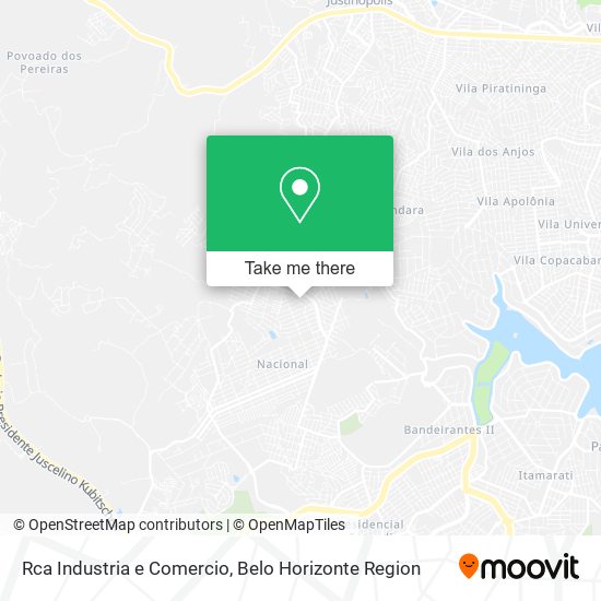 Rca Industria e Comercio map