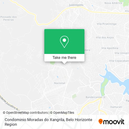 Condominio Moradas do Xangrila map